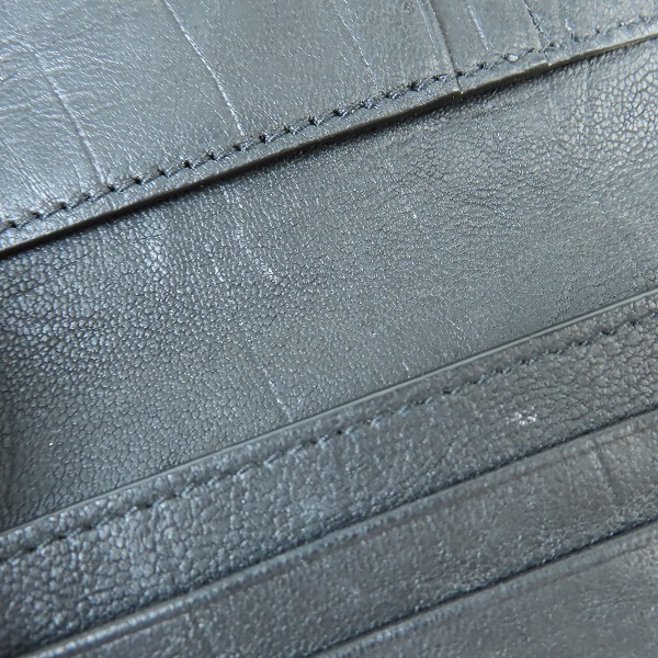 実際に弊社で買取させて頂いたSAINT LAURENT/サンローラン レザーカードケース/名刺入れ 529887 の画像 6枚目