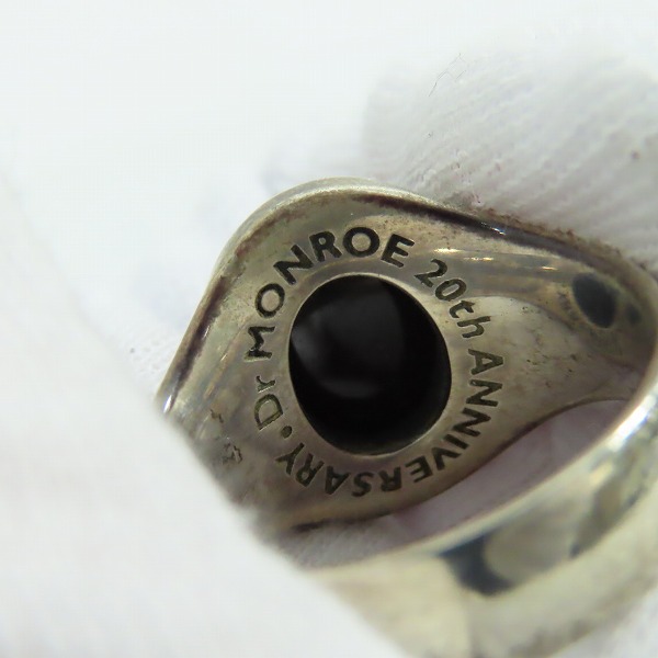 実際に弊社で買取させて頂いたDr MONROE/ドクターモンロー 20th カレッジリング シルバーリング SV925 19号の画像 6枚目