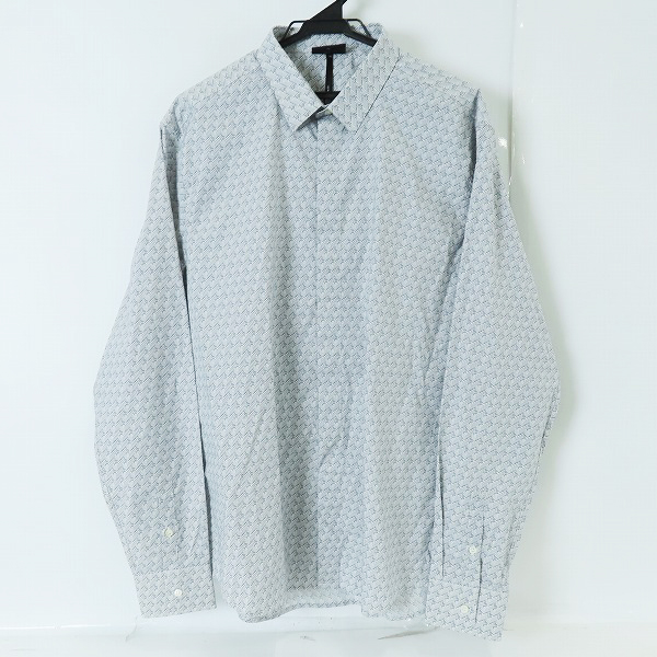 実際に弊社で買取させて頂いた【未使用】EMPORIO ARMANI/エンポリオアルマーニ 長袖シャツ 総柄 XL　