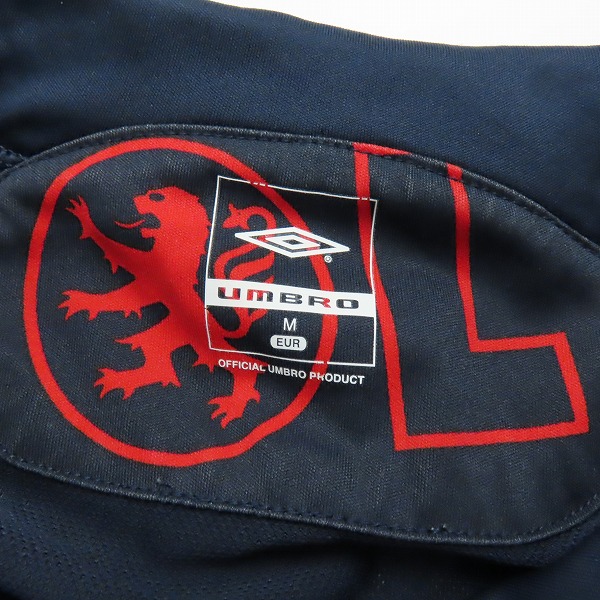 実際に弊社で買取させて頂いた Olympique Lyonnais/オリンピック・リヨン　UMBRO/アンブロ　2009-10 CL用 半袖 ユニフォーム Mの画像 2枚目