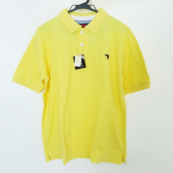 実際に弊社で買取させて頂いた【未使用】CANTERBURY/カンタベリー ロゴ刺繍 ポロシャツ イエロー RA34016/L