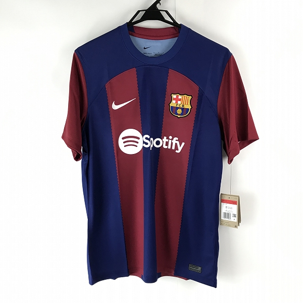 実際に弊社で買取させて頂いたNIKE/ナイキ FCバルセロナ 23/24 レプリカユニフォーム ホーム DX2687-456/Lの画像 0枚目