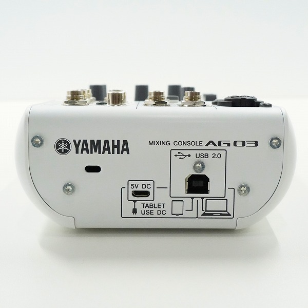 実際に弊社で買取させて頂いたYAMAHA/ヤマハ AG03 ミキシングコンソール ミキサー ウェブキャスティングミキサー 通電確認済みの画像 4枚目
