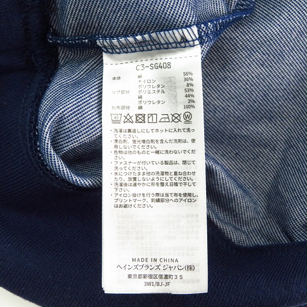 実際に弊社で買取させて頂いた 【未使用】Champion/チャンピオン ゴルフ モックネック プリント シャツ C3-SG408 XLの画像 6枚目