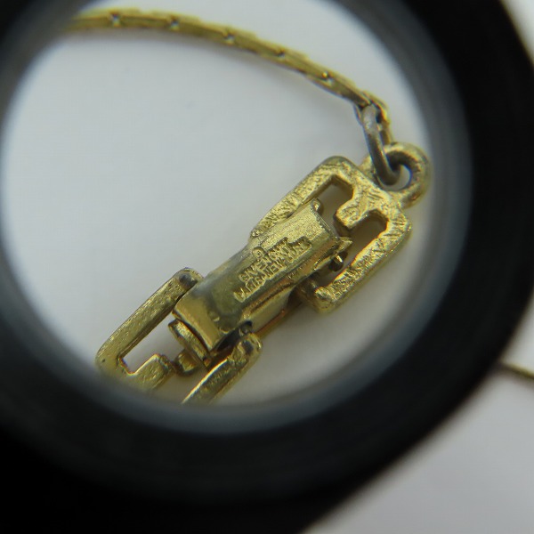 実際に弊社で買取させて頂いたGIVENCHY/ジバンシィ ラインストーン ネックレス ゴールドの画像 5枚目