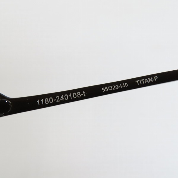 実際に弊社で買取させて頂いたless than human/レス ザン ヒューマン 乱 アンダーリム メタル フレーム 眼鏡/メガネ/アイウェア 1180-240108-tの画像 6枚目