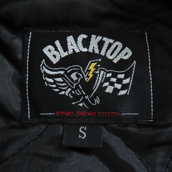 実際に弊社で買取させて頂いたBLACKTOP MOTORCYCLE/ブラックトップモーターサイクル 襟コーデュロイ ジャケット/ブルゾン/Sの画像 2枚目