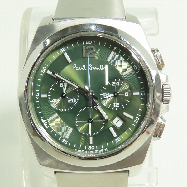 実際に弊社で買取させて頂いたPaul Smith/ポールスミス クォーツ クロノグラフ 腕時計 0520-T002161 Y