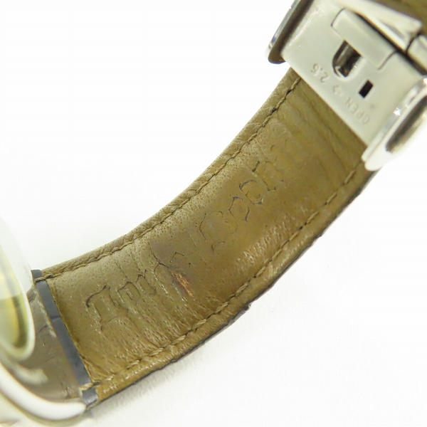 実際に弊社で買取させて頂いたLoree Rodkin/ローリーロドキン 3332 デイト/裏スケ/自動巻き/レザーベルト 腕時計の画像 6枚目