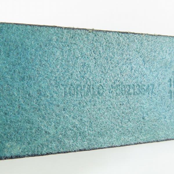 実際に弊社で買取させて頂いたHUGO BOSS/ヒューゴボス ロゴ総柄 レザーベルト/95-36の画像 4枚目