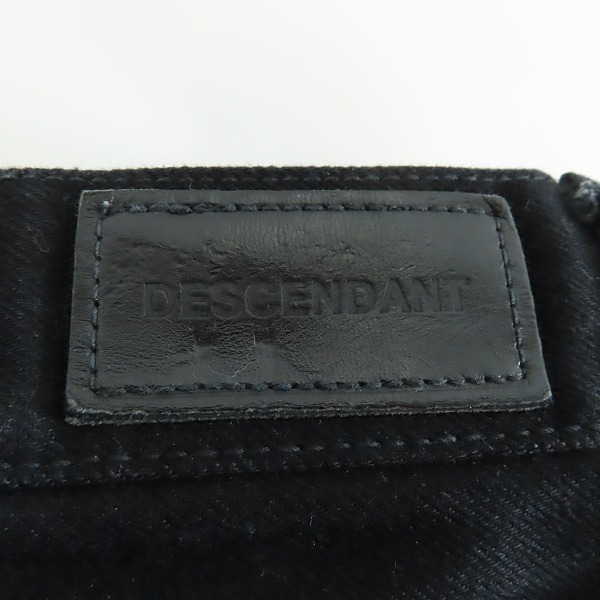 実際に弊社で買取させて頂いたDESCENDANT/ディセンダント ブラックデニムパンツ/3の画像 7枚目