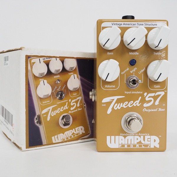 実際に弊社で買取させて頂いた【美品】WAMPLER/ワンプラー Tweed '57 Overdrive Pedal オーバードライブ エフェクター