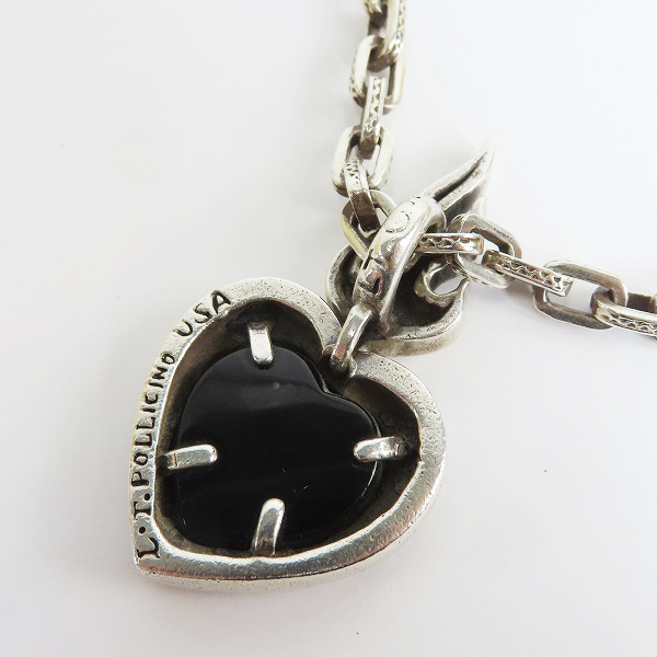 実際に弊社で買取させて頂いた【ギャラ付き】LEATHERS & TREASURES/レザーズアンドトレジャーズ ハート ペンダントの画像 2枚目