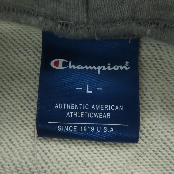 実際に弊社で買取させて頂いた(7)【未使用】DNG DetonatioN Gaming × Champion/チャンピオン フーデッドスウェットパーカー C8-TE101/Lの画像 2枚目