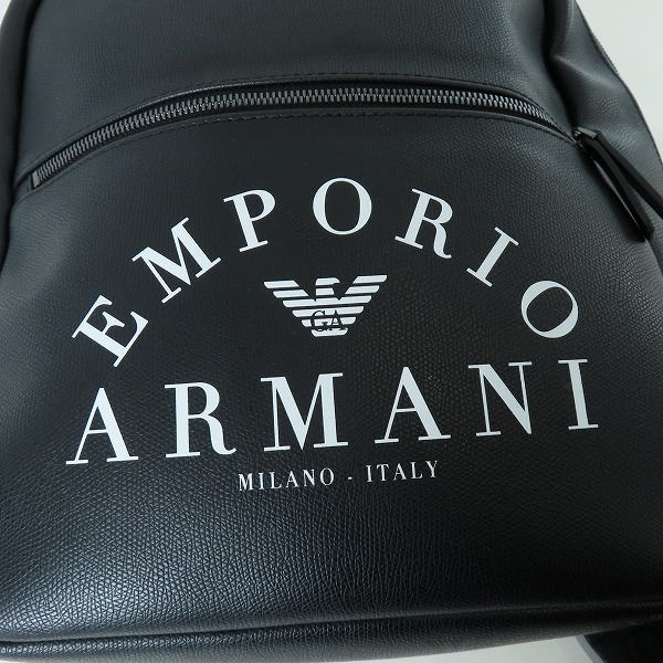 実際に弊社で買取させて頂いたEMPORIO ARMANI/エンポリオアルマーニ ZAINO PRINTED バックパック/リュック ブラック Y4O165 YFE5Jの画像 5枚目
