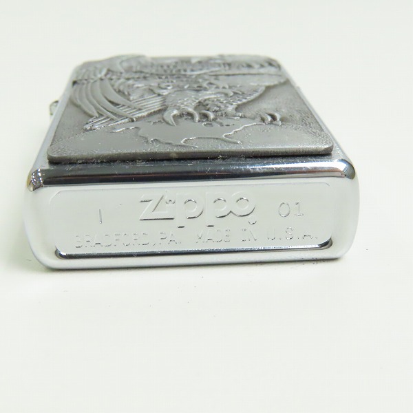 実際に弊社で買取させて頂いたZIPPO/ジッポー HARLEY DAVIDSON/ハーレーダビッドソン イーグルプレート2001年製の画像 3枚目
