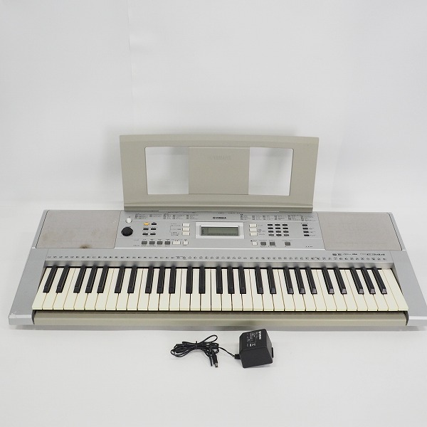 実際に弊社で買取させて頂いた★【使用感有り】YAMAHA/ヤマハ PSR-E344 ポータブル電子キーボード 2013年製 ACアダプター付
