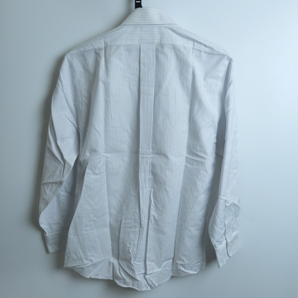 実際に弊社で買取させて頂いた【未使用】Brooks Brothers/ブルックスブラザーズ  REGENT ストライプ カッターシャツ/15.5-32の画像 1枚目