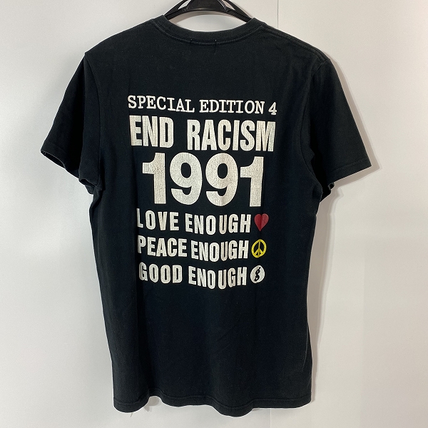 実際に弊社で買取させて頂いたGOODENOUGH/グッドイナフ プリントTシャツ ブラックの画像 1枚目