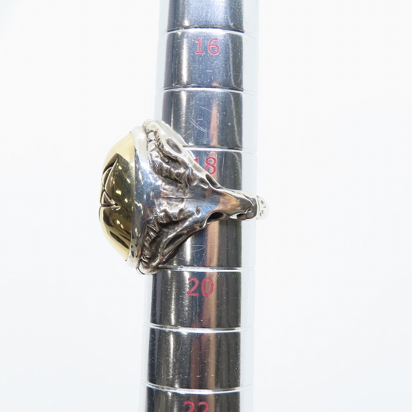 実際に弊社で買取させて頂いたALEX STREETER/アレックスストリーター エンジェルハートリング K10YGキャップ/19号の画像 7枚目