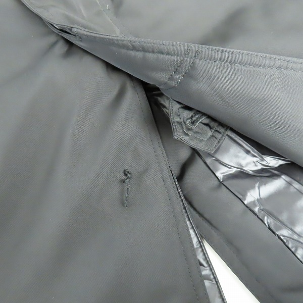 実際に弊社で買取させて頂いたNISHIKAWA DOWN×nano universe/西川ダウン×ナノユニバース ステンカラーコート NUC44DW0672TS ブラック/Sの画像 5枚目