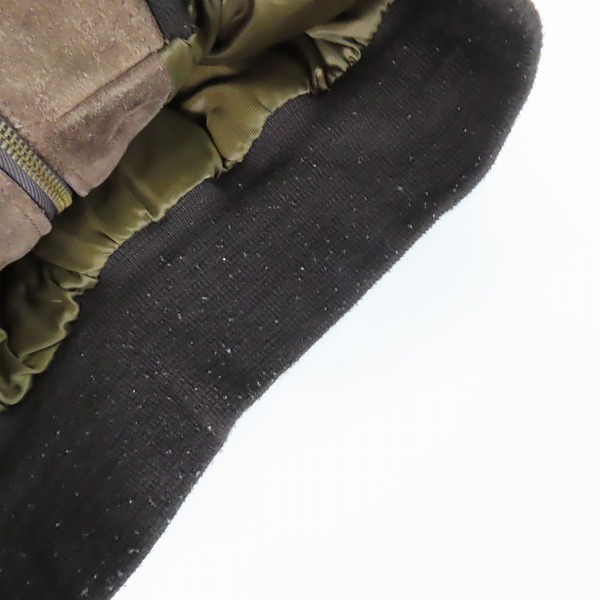 実際に弊社で買取させて頂いたSchott/ショット スウェード ブルゾン  レザージャケット/40の画像 8枚目