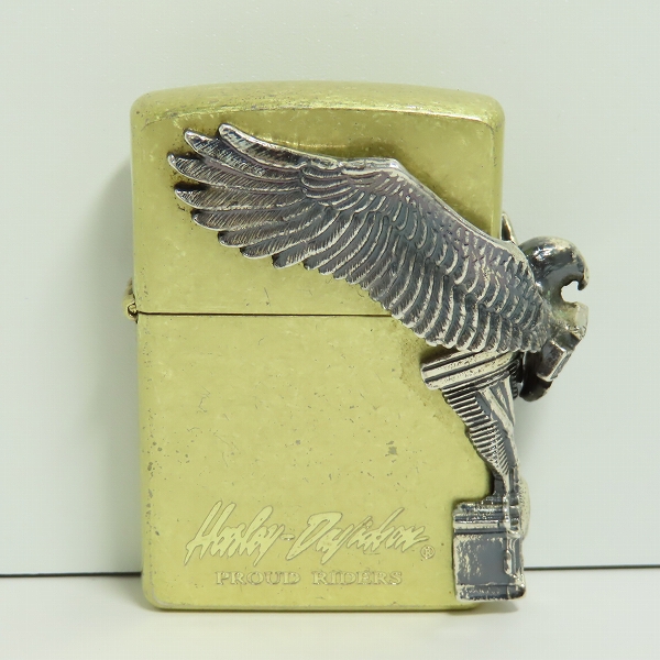 実際に弊社で買取させて頂いたZIPPO/ジッポー Harley-Davidson/ハーレーダビッドソン サイドメタル 1997年製