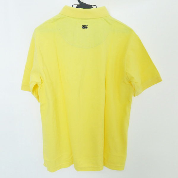 実際に弊社で買取させて頂いた【未使用】CANTERBURY/カンタベリー ロゴ刺繍 ポロシャツ イエロー RA34016/Lの画像 1枚目