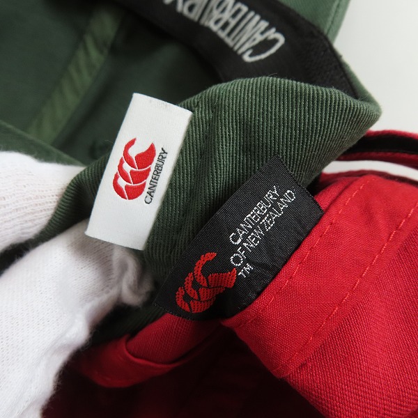 実際に弊社で買取させて頂いた【未使用含む】CANTERBURY/カンタベリー キャップ ロゴ刺繍 2点セットの画像 3枚目