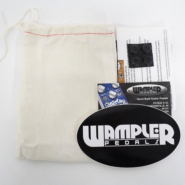 実際に弊社で買取させて頂いた【美品】WAMPLER/ワンプラー Tweed '57 Overdrive Pedal オーバードライブ エフェクターの画像 6枚目