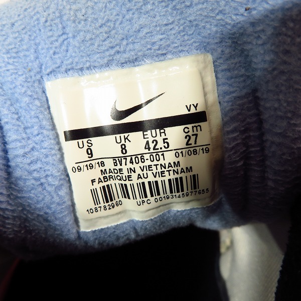 実際に弊社で買取させて頂いたNIKE×ATMOS/ナイキ×アトモス AIR MAX2 LIGHT QS エアマックス2 ライトQS BV7406-001/27.0の画像 5枚目