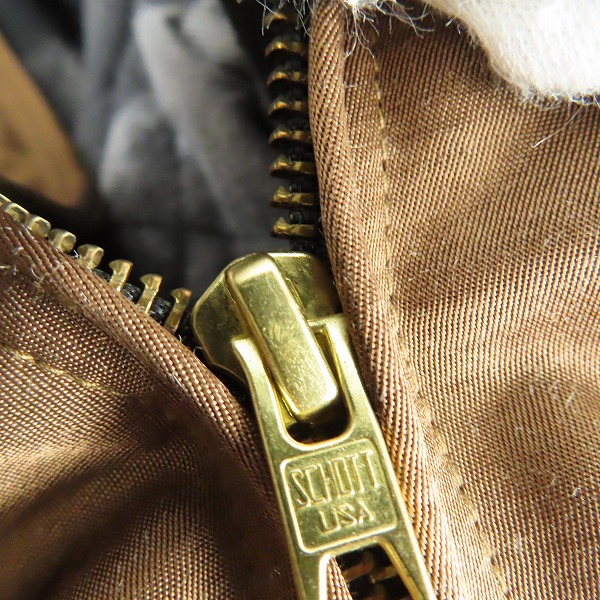 実際に弊社で買取させて頂いたSchott/ショット ヴァーシティジャケット ブルゾン 3112022/XLの画像 5枚目