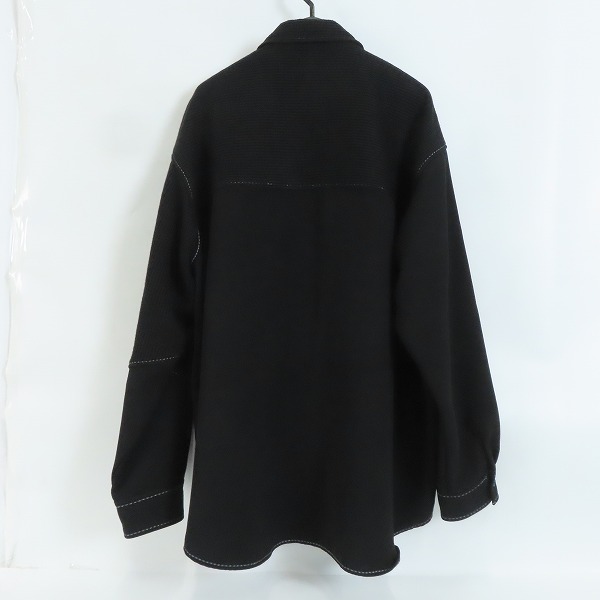 実際に弊社で買取させて頂いたHARE/ハレ ニット スカシアミ 切替 ビッグシルエット シャツ HA020055TO/Fの画像 1枚目