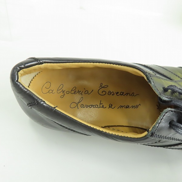 実際に弊社で買取させて頂いたCalzoleria Toscana/カルツォレリア トスカーナ レザー スニーカー 2504/43の画像 4枚目