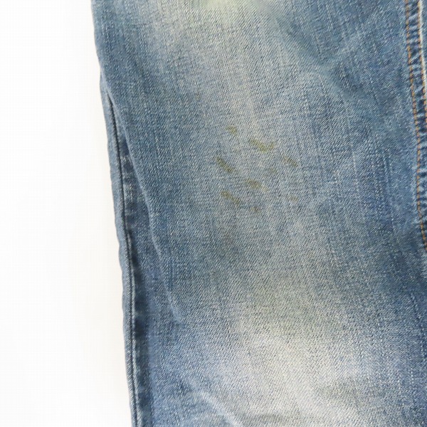 実際に弊社で買取させて頂いたDOLCE&GABBANA/ドルチェアンドガッバーナ/ドルガバ ロゴプレート ダメージ加工デニムパンツ G33GFD/44の画像 6枚目