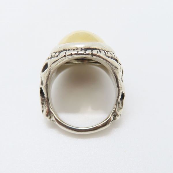 実際に弊社で買取させて頂いたALEX STREETER/アレックスストリーター エンジェルハートリング K10YGキャップ/19号の画像 5枚目