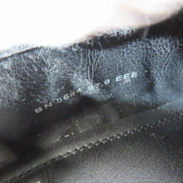 実際に弊社で買取させて頂いたficce/フィッチェ セミブローグ ドレスシューズ/ビジネスシューズ BN5664/27の画像 5枚目