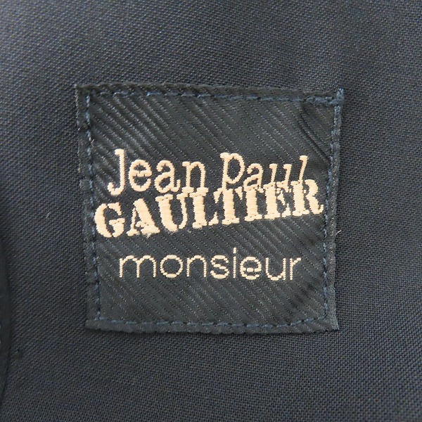 実際に弊社で買取させて頂いたJEAN PAUL GAULTIER monsieur/ジャンポールゴルチェ ムッシュ ボタンレス ジャケット JKJH-NM-1013/50の画像 2枚目