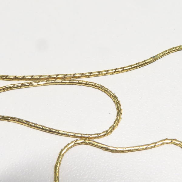 実際に弊社で買取させて頂いたGIVENCHY/ジバンシィ Gロゴ/ラインストーン ネックレス の画像 7枚目