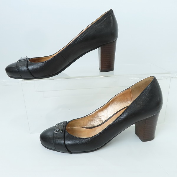 実際に弊社で買取させて頂いたMARC BY MARC JACOBS/マーク ジェイ コブス レザーパンプスヒール/36.5の画像 3枚目