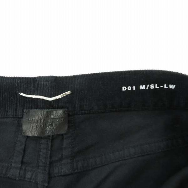 実際に弊社で買取させて頂いたSAINT LAURENT PARIS/サンローランパリ コーデュロイ スキニー パンツ 397136 Y931I/29の画像 2枚目