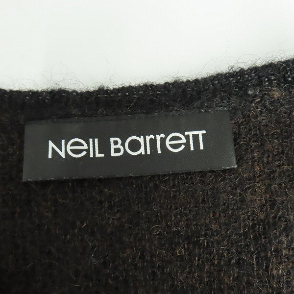 実際に弊社で買取させて頂いたNEIL BARRETT/ニールバレット モヘア混 グラデーションセーター/ニット BMA167 1662/XSの画像 2枚目