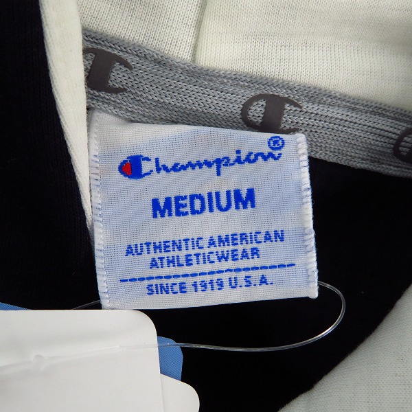 実際に弊社で買取させて頂いた【未使用】Champion/チャンピオン ゴルフウェア レディース ラップエアーワンピース ネイビー CW-SG305 Mの画像 2枚目