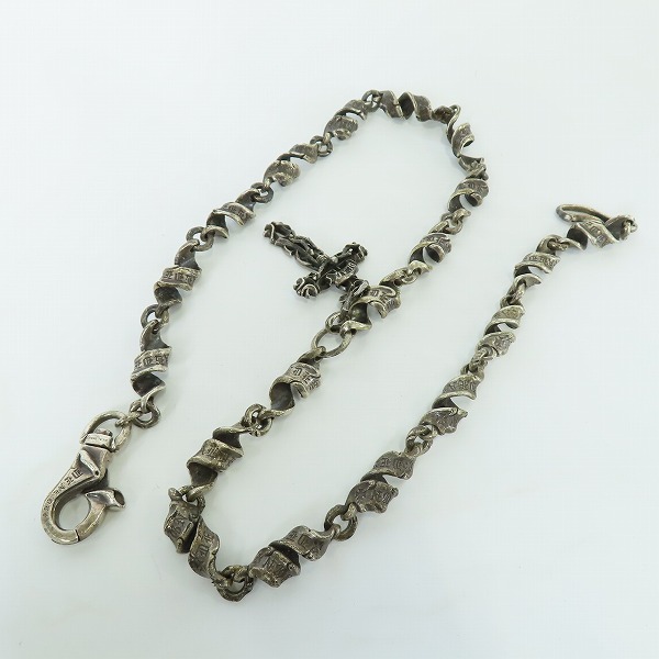 実際に弊社で買取させて頂いたDEAL DESIGN/ディールデザイン クロス フレイムフラッグウォレットチェーンの画像 9枚目