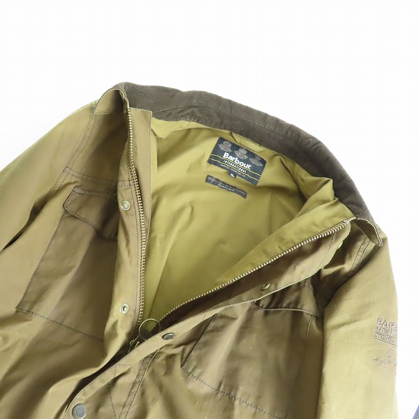 実際に弊社で買取させて頂いたBarbour/バブアー wax jacket/ワックスジャケット 4154001/XLの画像 2枚目