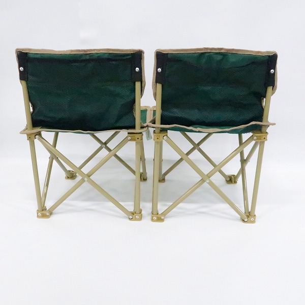 実際に弊社で買取させて頂いたCAPTAIN STAG/キャプテンスタッグ CS コンパクトチェア MINI M-3875 2脚セットの画像 4枚目