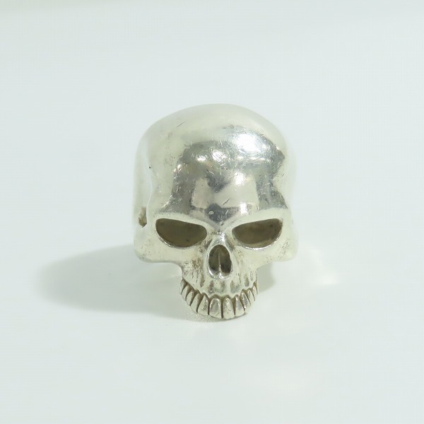 実際に弊社で買取させて頂いたCRAZY PIG/クレイジーピッグ ラージエビルスカルリング 19-20号の画像 1枚目