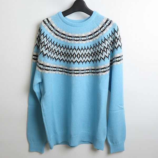 実際に弊社で買取させて頂いたuniform experiment/ユニフォームエクスペリメント 22AW NORDIC CREWNECK KNIT クルーネックニット/セーター UE-222042/3