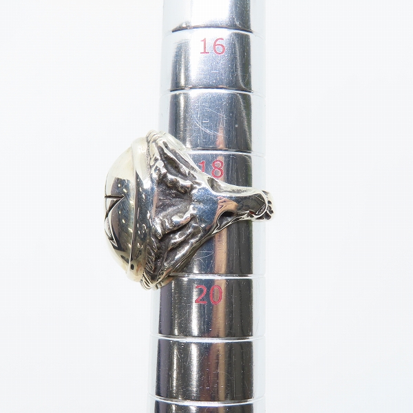 実際に弊社で買取させて頂いたALEX STREETER/アレックスストリーター エンジェルハートリング シルバーキャップ/19号の画像 7枚目