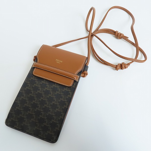 実際に弊社で買取させて頂いたCELINE/セリーヌ マカダム柄 フォンポーチ